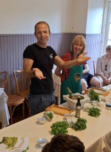 Exclusive Pesto Cooking Class at Villa Bonera, with the vice world champion of pesto